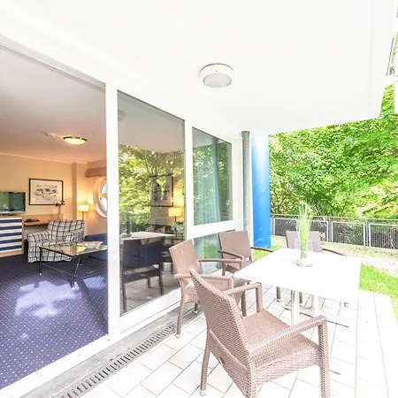Apartment Grasnelke - Mit Terrasse Zum Kurpark Im Ostseeheilbad *